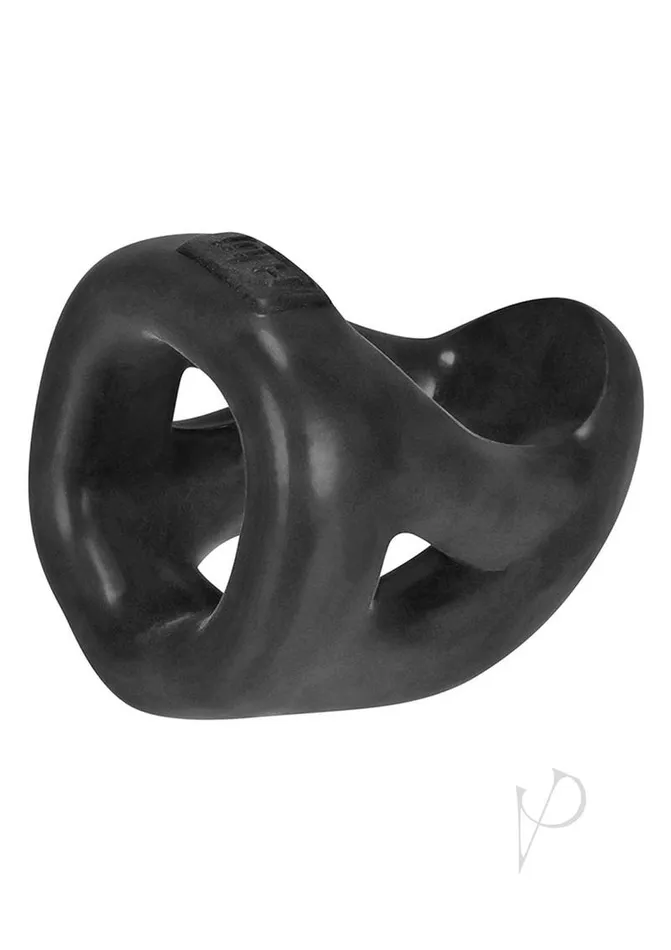 Hunkyjunk Slingshot Silicone 3 Ring Teardrop Cock Ring Black Hunkyjunk Male Sex Toys