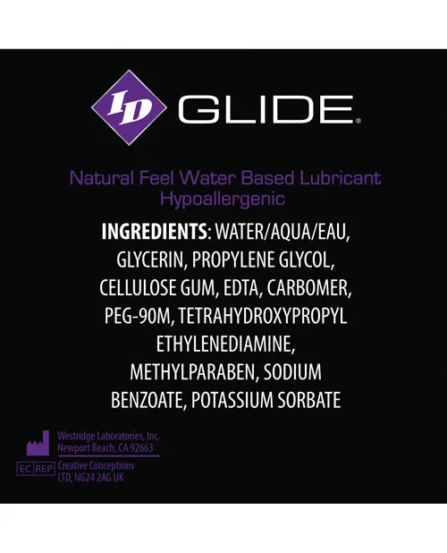 Id Glide Lubricants ID Glide Water Based Lubricant 12 ml Tube Id Glide Lubricants ID Glide Water Based Lubricant 12 ml Tube