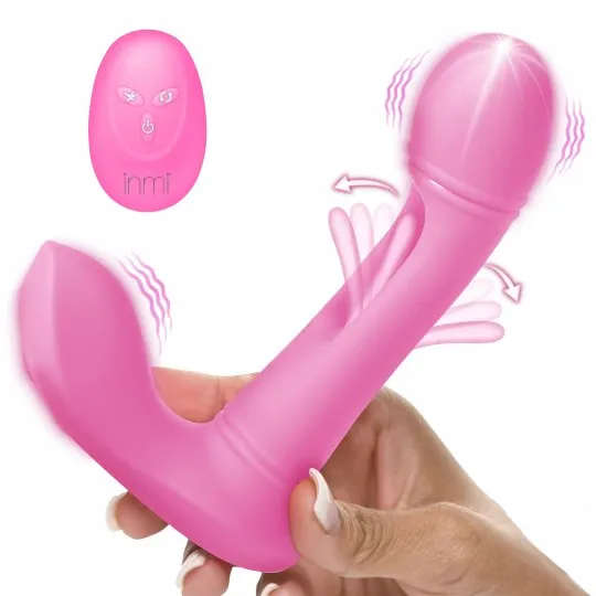 INMI GFlick GSpot Flicking Silicone Vibrator with Remote Female Sex Toys