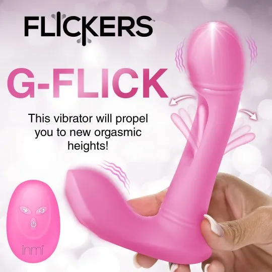 INMI GFlick GSpot Flicking Silicone Vibrator with Remote Female Sex Toys