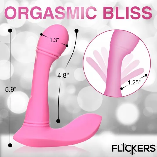 INMI GFlick GSpot Flicking Silicone Vibrator with Remote Female Sex Toys