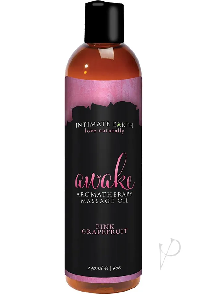 Intimate Earth Awake Aromatherapy Massage Oil Pink Grapefruit 8oz Intimate Earth Couples Intimate Earth Awake Aromatherapy Massage Oil Pink Grapefruit 8oz Intimate Earth Couples