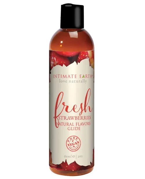 Intimate Earth Natural Flavors Glide Lubricant Fresh Strawberries 2oz Intimate Earth Sexual Health Wellbeing Intimate Earth Natural Flavors Glide Lubricant Fresh Strawberries 2oz Intimate Earth Sexual Health Wellbeing