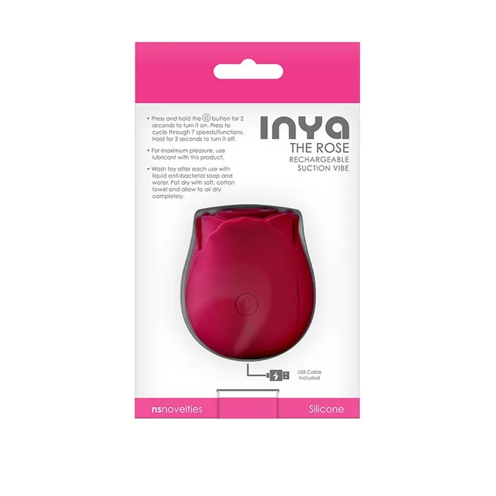 Inya The Rose Red Rose Vibrator NS Novelties Vibrators