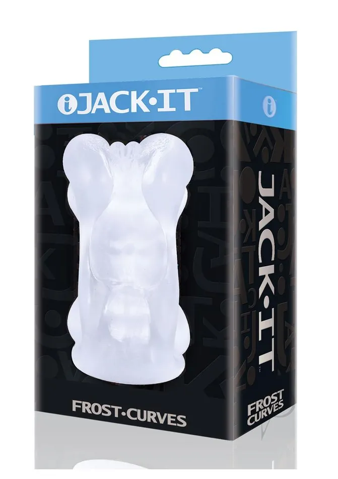 Jack It Male Sex Toys JackIt Stroker Curves Frost