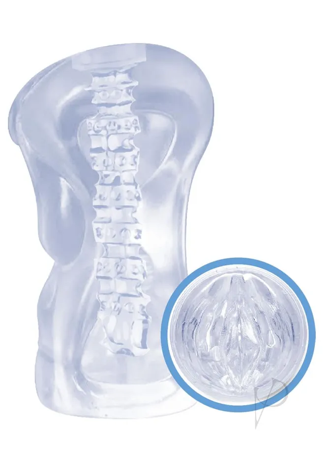Jack It Male Sex Toys JackIt Stroker Curves Frost