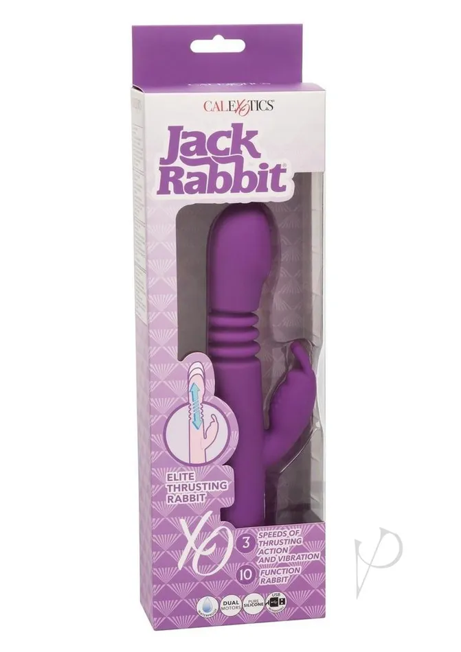 Jack Rabbit Vibrators Jack Rabbit Elite Thrusting Rabbit Silicone Rechargeable Rabbit Vibrator Purple Jack Rabbit Vibrators Jack Rabbit Elite Thrusting Rabbit Silicone Rechargeable Rabbit Vibrator Purple