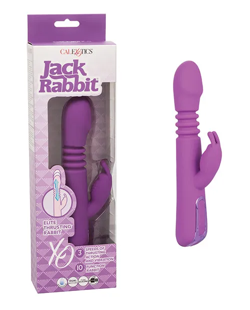 Jack Rabbit Vibrators Jack Rabbit Elite Thrusting Rabbit Silicone Rechargeable Rabbit Vibrator Purple Jack Rabbit Vibrators Jack Rabbit Elite Thrusting Rabbit Silicone Rechargeable Rabbit Vibrator Purple