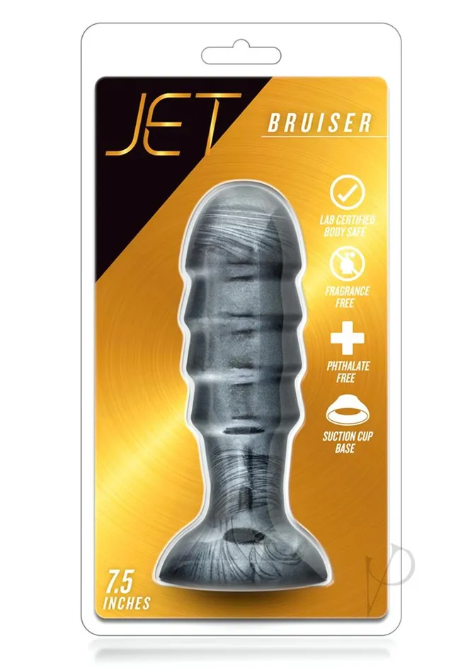 Jet Bruiser Butt Plug Carbon Metallic Black Jet Anal