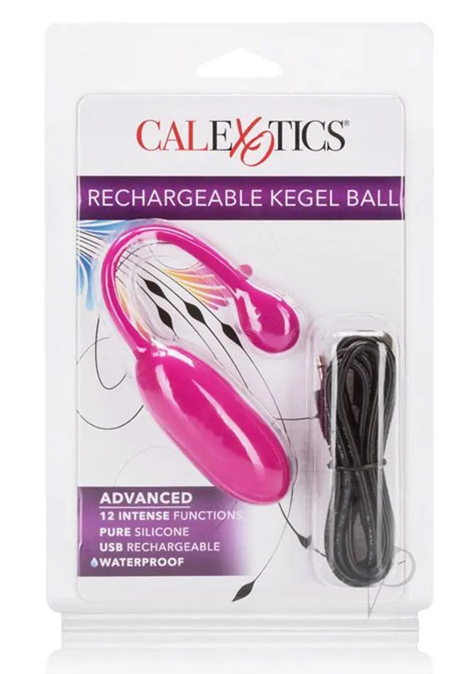 Kegel Rechargeable Kegel Ball USB Recharge Silicone Ball 3in Pink Female Sex Toys Kegel Rechargeable Kegel Ball USB Recharge Silicone Ball 3in Pink Female Sex Toys