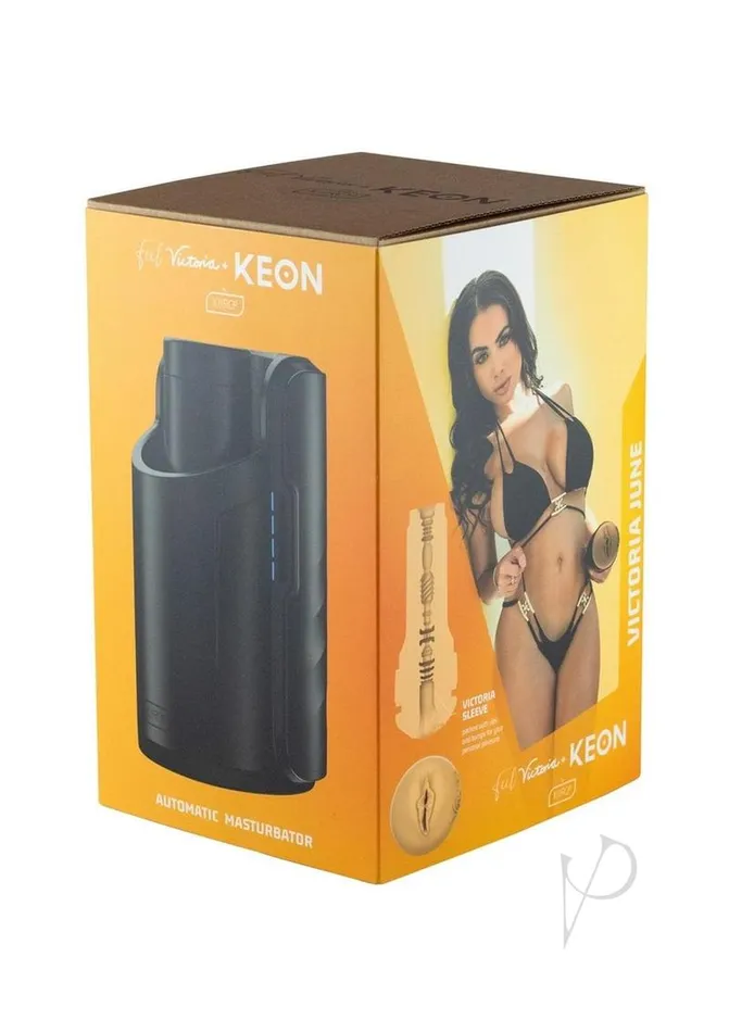 Kiiroo Keon and Feel Victoria Interactive Masturbator Combo Set Pussy BlackVanilla Kiiroo Male Sex Toys Kiiroo Keon and Feel Victoria Interactive Masturbator Combo Set Pussy BlackVanilla Kiiroo Male Sex Toys