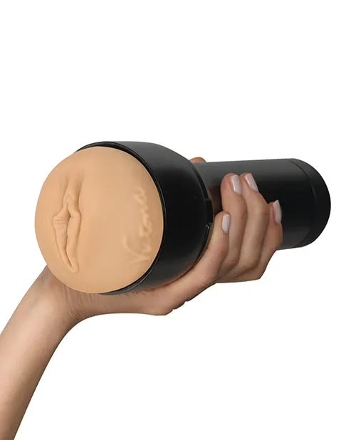 Kiiroo Keon and Feel Victoria Interactive Masturbator Combo Set Pussy BlackVanilla Kiiroo Male Sex Toys