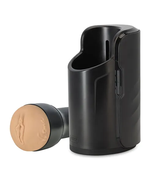 Kiiroo Keon and Feel Victoria Interactive Masturbator Combo Set Pussy BlackVanilla Kiiroo Male Sex Toys