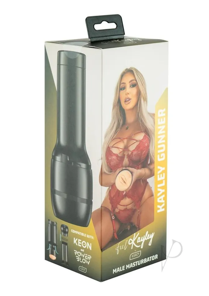 Kiiroo Kiiroo Feel Kayley Gunner Interactive Masturbator Pussy BlackVanilla Male Sex Toys Kiiroo Kiiroo Feel Kayley Gunner Interactive Masturbator Pussy BlackVanilla Male Sex Toys