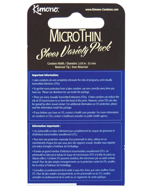 Kimono Male Sex Toys Kimono Micro Thin Variety Pack Box of 3 Kimono Male Sex Toys Kimono Micro Thin Variety Pack Box of 3