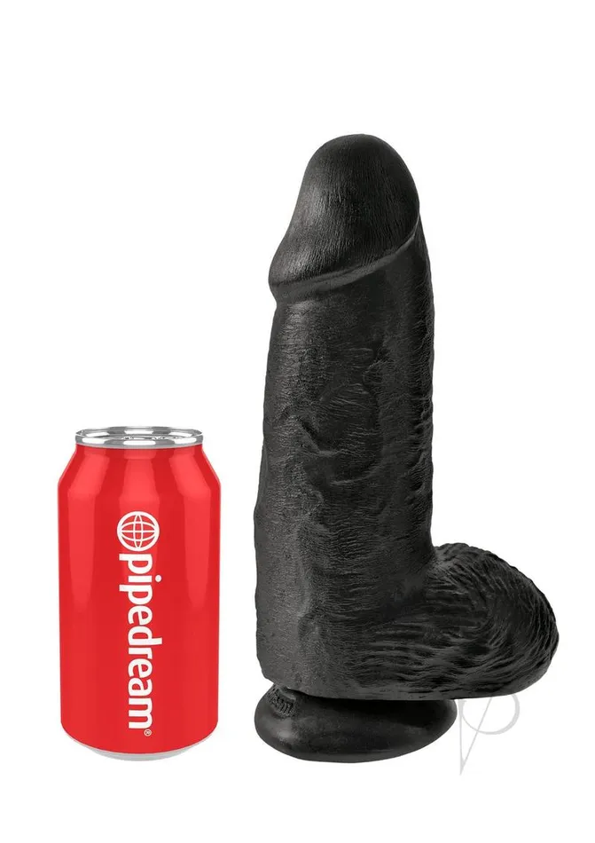 King Cock Dildos King Cock Chubby Dildo 9in Black