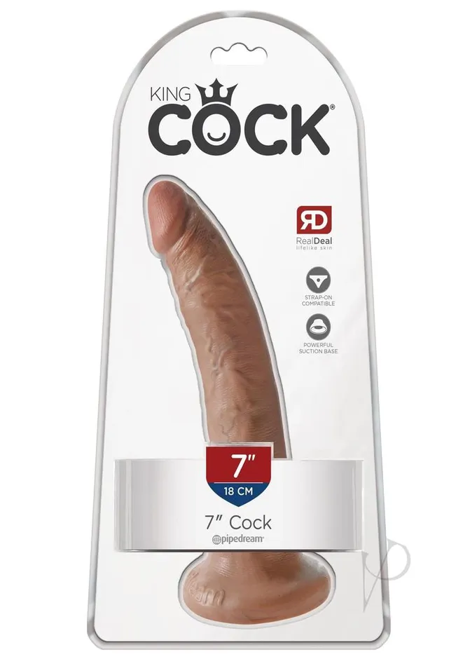 King Cock Dildos King Cock Dildo 7in Caramel