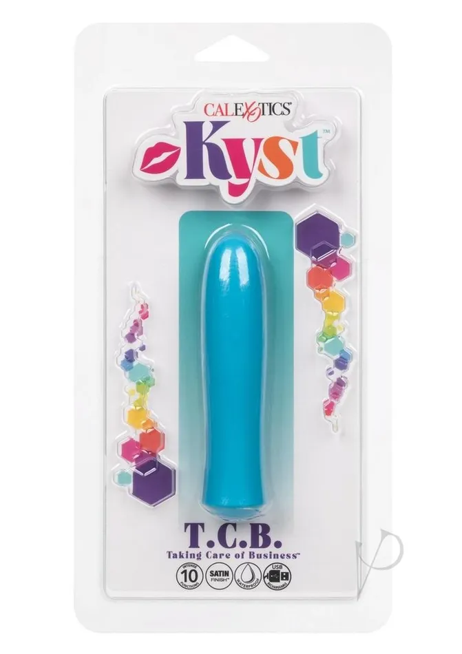 Kyst Vibrators Kyst TCB Taking Care of Business Rechargeable Stimulator Blue Kyst Vibrators Kyst TCB Taking Care of Business Rechargeable Stimulator Blue