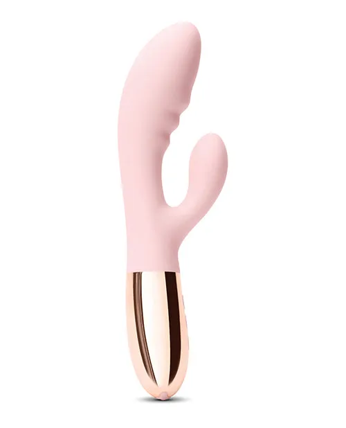 Le Wand Blend Rechargeable Silicone Rabbit Vibrator Rose Gold Le Wand Female Sex Toys Le Wand Blend Rechargeable Silicone Rabbit Vibrator Rose Gold Le Wand Female Sex Toys