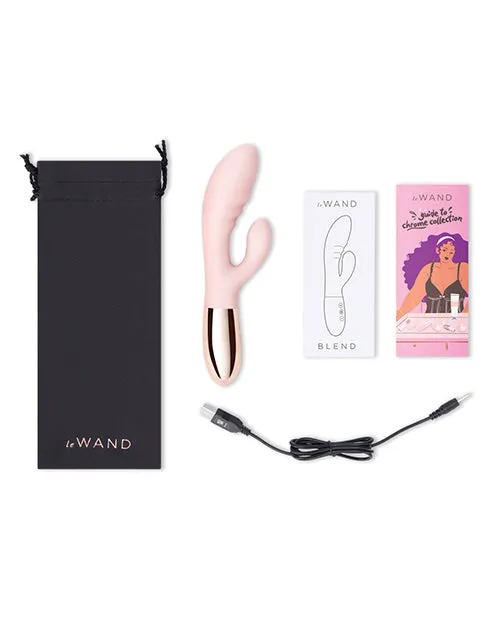 Le Wand Blend Rechargeable Silicone Rabbit Vibrator Rose Gold Le Wand Female Sex Toys Le Wand Blend Rechargeable Silicone Rabbit Vibrator Rose Gold Le Wand Female Sex Toys