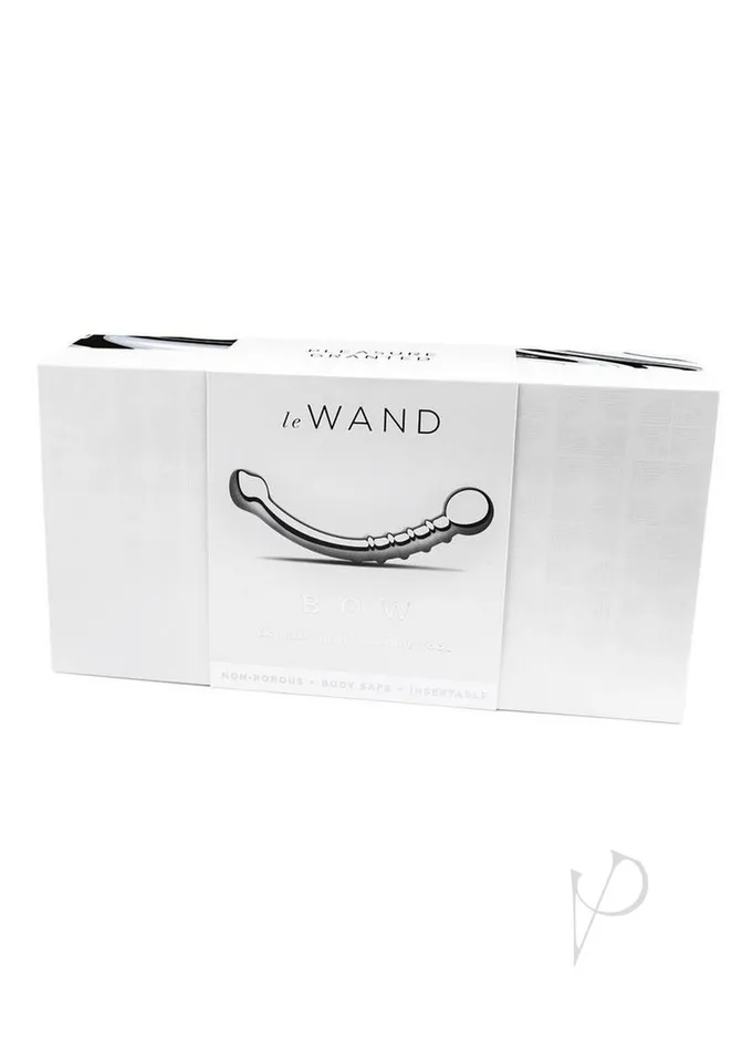 Le Wand Dildos Le Wand Bow Dual End Dildo Stainless Steel