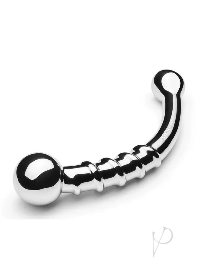Le Wand Dildos Le Wand Bow Dual End Dildo Stainless Steel Le Wand Dildos Le Wand Bow Dual End Dildo Stainless Steel