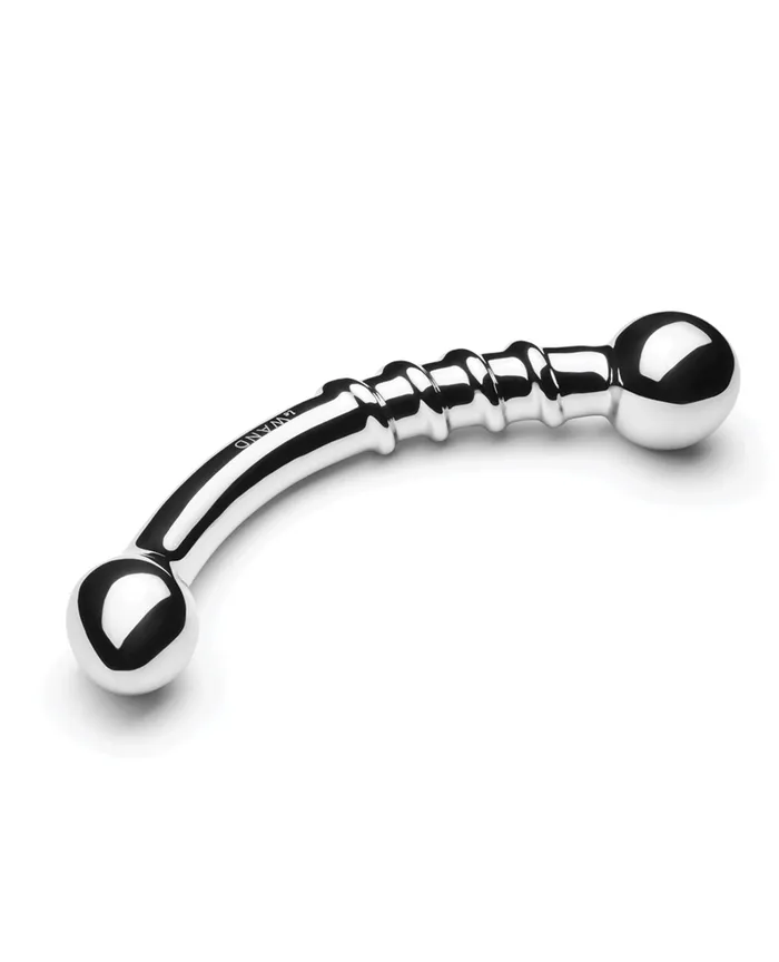 Le Wand Dildos Le Wand Bow Dual End Dildo Stainless Steel Le Wand Dildos Le Wand Bow Dual End Dildo Stainless Steel