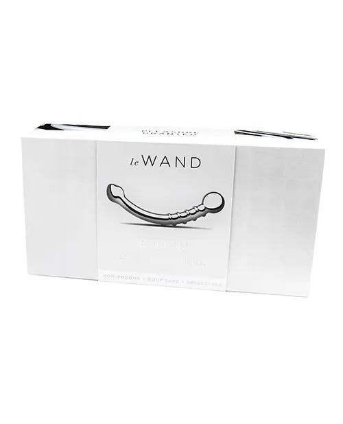 Le Wand Dildos Le Wand Bow Dual End Dildo Stainless Steel Le Wand Dildos Le Wand Bow Dual End Dildo Stainless Steel