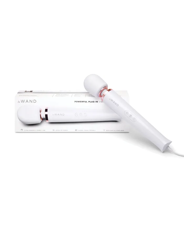 Le Wand Le Wand Plugin Massager Sky White Female Sex Toys Le Wand Le Wand Plugin Massager Sky White Female Sex Toys