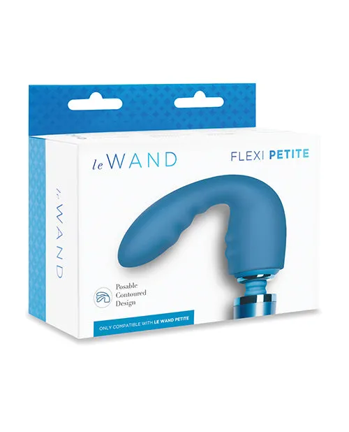 Le Wand Petite Flexi Silicone Attachment Blue Le Wand Vibrators