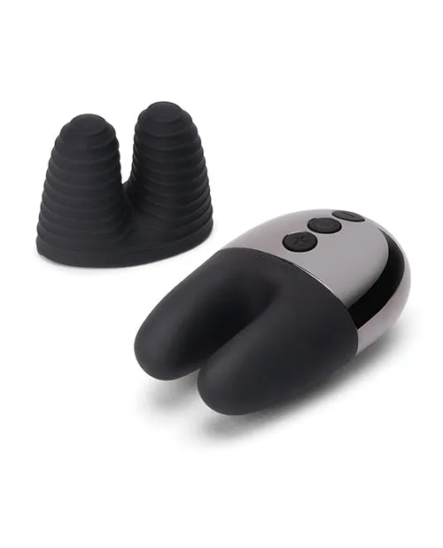 Le Wand Vibrators Le Wand Double Vibe Rechargeable Silicone Vibrator Black Le Wand Vibrators Le Wand Double Vibe Rechargeable Silicone Vibrator Black
