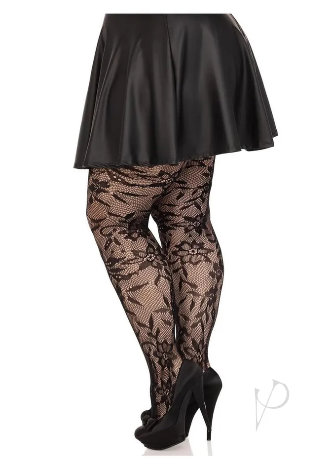 Leg Avenue Anal Leg Avenue Seamless Chantilly Floral Lace Tights 1X2X Black Leg Avenue Anal Leg Avenue Seamless Chantilly Floral Lace Tights 1X2X Black
