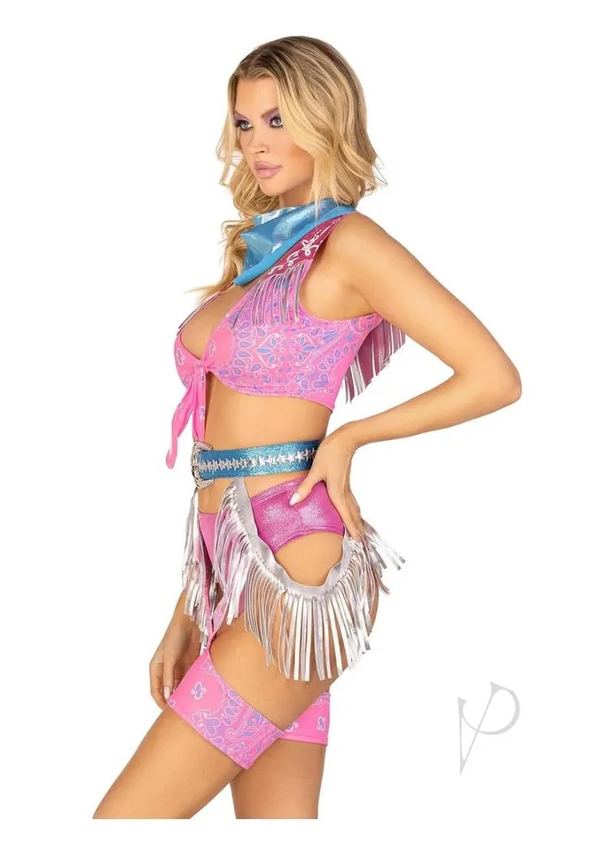 Leg Avenue Leg Avenue Space Cowgirl Set Bandana Print Tie Front Crop Top with Fringe Trim High Waist Bottoms with Attached Chaps Belt with Fringe Detail and Neck Bandana 4 Piece Medium Multicolor Male Sex Toys Leg Avenue Leg Avenue Space Cowgirl Set Bandana Print Tie Front Crop Top with Fringe Trim High Waist Bottoms with Attached Chaps Belt with Fringe Detail and Neck Bandana 4 Piece Medium Multicolor Male Sex Toys
