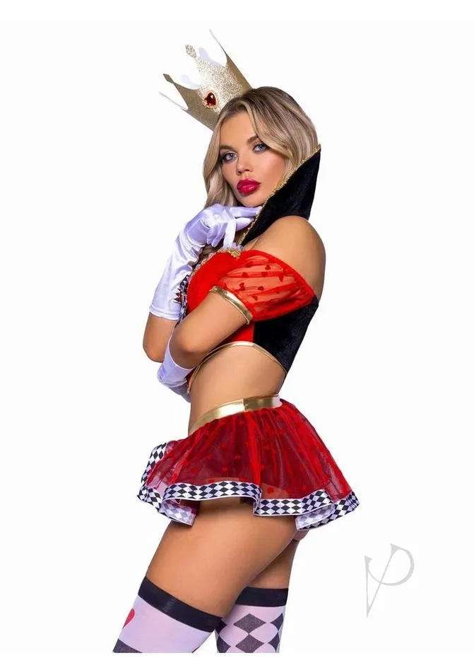 Leg Avenue Male Sex Toys Leg Avenue Wicked Wonderland Queen TowTone Boned Crop Top With Stay Up Collar and Broach Accent Garter Panty with Peplum Skirt and Crown Headband 3 Piece Small BlackRed Leg Avenue Male Sex Toys Leg Avenue Wicked Wonderland Queen TowTone Boned Crop Top With Stay Up Collar and Broach Accent Garter Panty with Peplum Skirt and Crown Headband 3 Piece Small BlackRed