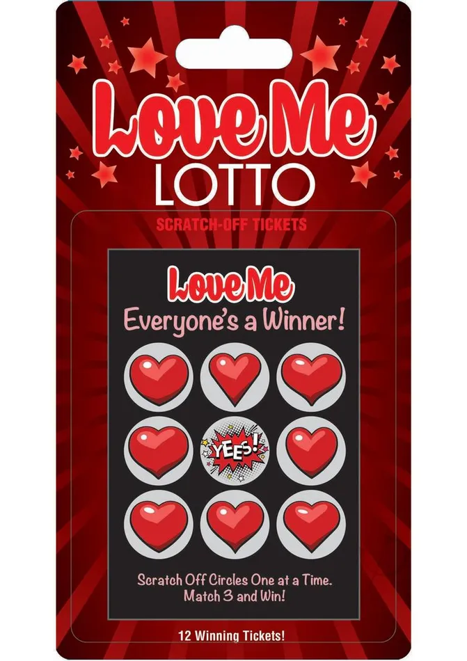 Love Me Lotto Scratch Off Tickets 12 Per Pack Adult Party And Games Vibrators Love Me Lotto Scratch Off Tickets 12 Per Pack Adult Party And Games Vibrators