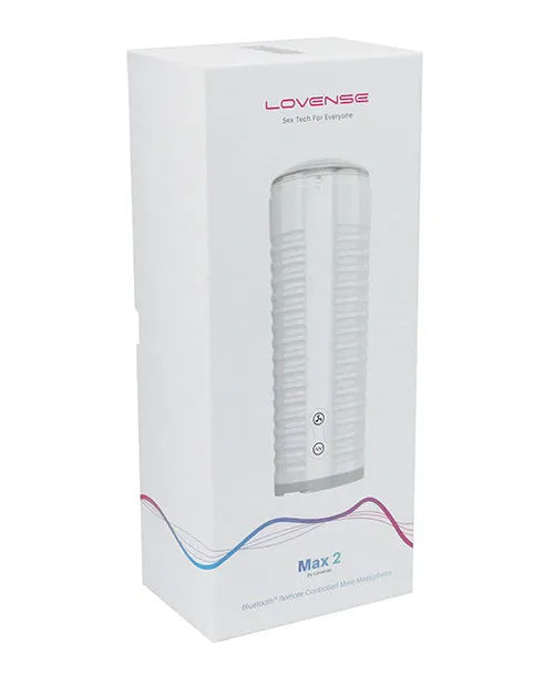 Lovense Male Sex Toys Lovense Max 2 App Compatible with NeutralShaped Sleeve White Lovense Male Sex Toys Lovense Max 2 App Compatible with NeutralShaped Sleeve White