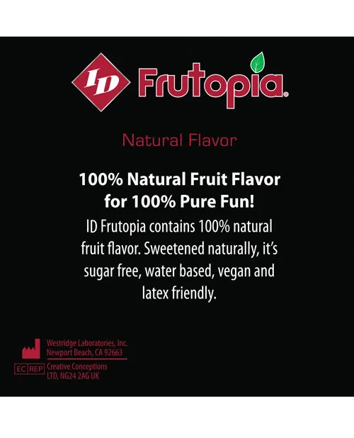 Lubricants Frutopia ID Frutopia Water Based Flavored Lubricant Raspberry 1oz