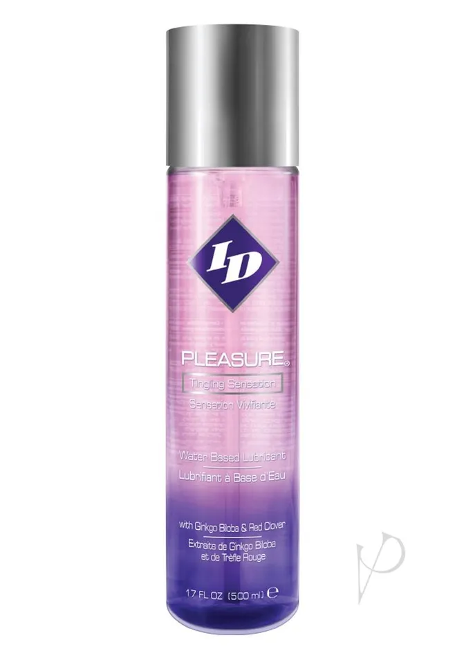Lubricants Pleasure ID Pleasure Water Based Tingling Lubricant 17oz