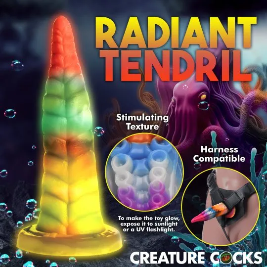Luminoctopus GlowInTheDark Tentacle Silicone Dildo Creature Cocks Dildos