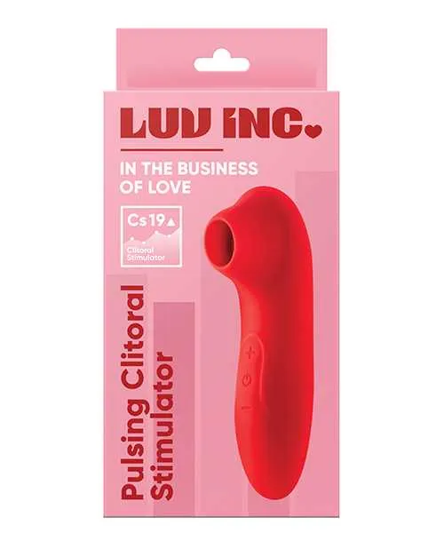 Luv Vibrators Luv Inc Pulsing Clitoral Stimulator Red