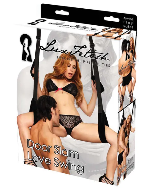 Lux Fetish Anal Lux Fetish Door Slam Love Swing Black