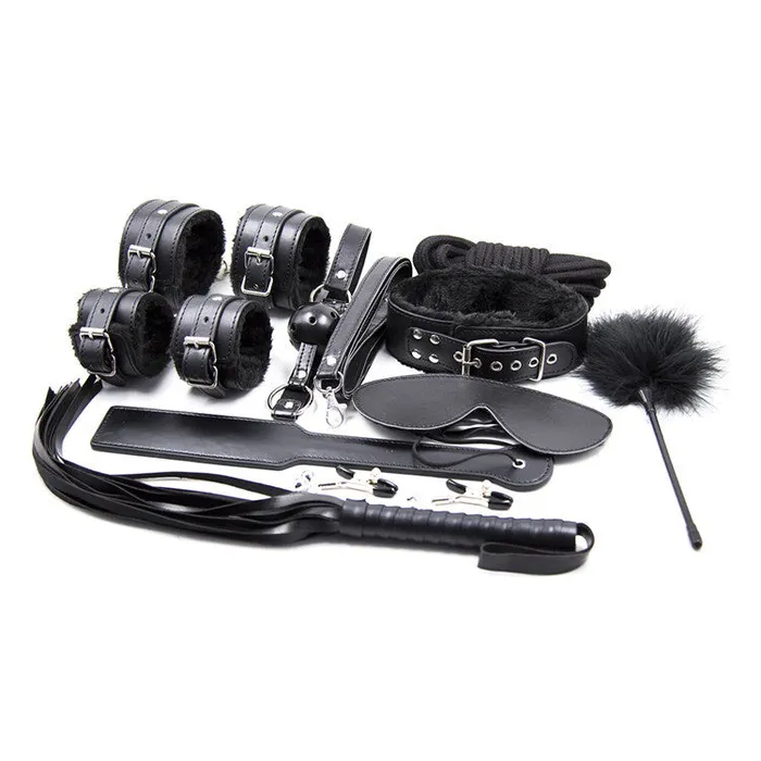 Luxury Black Bondage Kit Wild Night Fantasies Couples