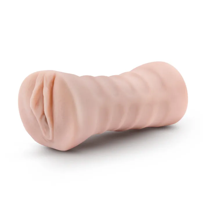 M for Men Rain Flesh Vibrating Vagina Stroker Blush Novelties Male Sex Toys