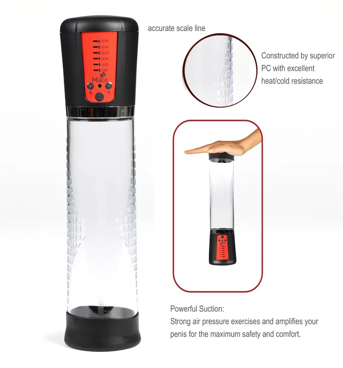 Maia Toys Maia Jackson Clear Penis Pump Male Sex Toys