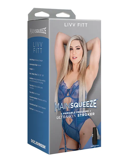 Main Squeeze Male Sex Toys Main Squeeze Livv Fitt Ultraskyn Masturbator Pussy Vanilla Main Squeeze Male Sex Toys Main Squeeze Livv Fitt Ultraskyn Masturbator Pussy Vanilla