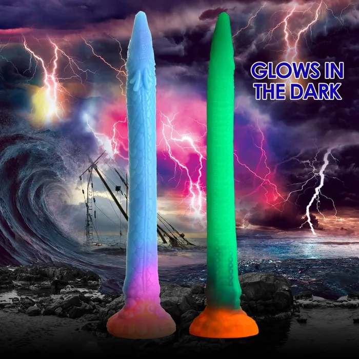 Makara GlowintheDark Silicone Snake Dildo XR Brand Dildos