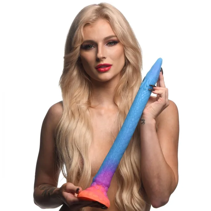 Makara GlowintheDark Silicone Snake Dildo XR Brand Dildos