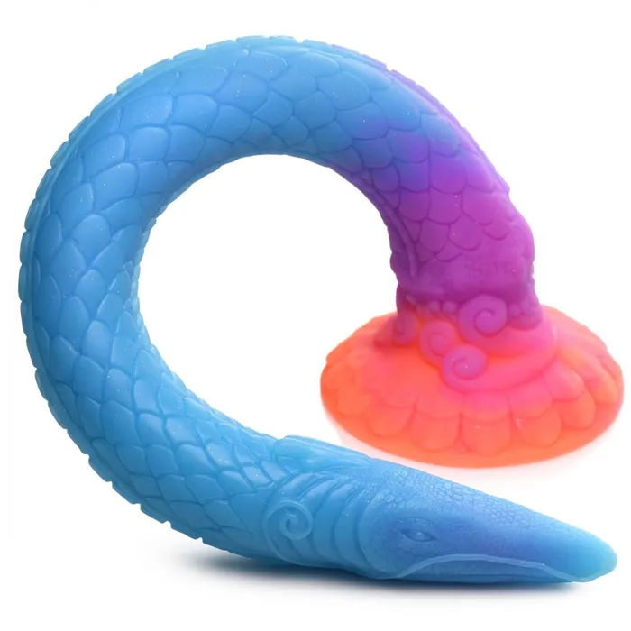 Makara GlowintheDark Silicone Snake Dildo XR Brand Dildos