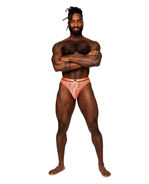 Male Power Female Sex Toys Rude Awakening Mesh Strap Thong Neon Orange LXL Male Power Female Sex Toys Rude Awakening Mesh Strap Thong Neon Orange LXL
