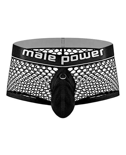 Male Power Male Sex Toys Cock Pit Fishnet Mini Cock Ring Short Black SM Male Power Male Sex Toys Cock Pit Fishnet Mini Cock Ring Short Black SM
